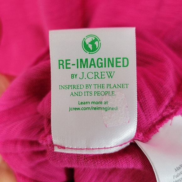 J. Crew Factory Pink Tie-waist Cotton Casual Mini T-shirt Dress Effortless-chic - Picture 8 of 13